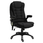 Vinsetto - Chaise de bureau de massage avec vibrations 6 points - noir-6 points de massage par vibrations pour détendre votre corps