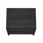 Manhattan Comfort - Table de nuit moderne Linda 24" à 2 tiroirs - Gris charbon-Garantie limitée du fabricant de 30 jours