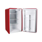 Magic Chef - Mini-réfrigérateur rétro rouge de 3,2 pi³ sans congélateur-3 étagères en verre amovibles permettent de ranger une grande variété d'aliments et de boissons