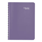 Blueline - 2024-2025 agenda académique quotidien/mensuel - 8 po x 5 po - Couleurs assorties - Anglais-Reliure spirale double avec couverture souple Vicuana