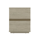 Manhattan Comfort - Ensemble de 2 tables de chevet modernes Evelyn 20" à 1 tiroir - Naturel-Assemblage à domicile requis Tout le matériel inclus