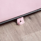 PawHut - 49,2 po Grand parc d'exercice portable pour animaux de compagnie avec sac de transport - Rose-Protections inférieures recouvertes de tissu Oxford résistant à l'eau pour protéger votre sol des saletés accidentelles