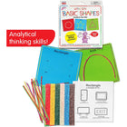  Wikki Stix - Kit de cartes de formes de base-Produit coloré et non toxique à base de cire et de fil pour stimuler l'imagination et la créativité