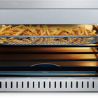 Salton - Pizzadesso four à pizza professionel avec friture à air - acier inoxyable-Porte en verre à 3 couches munie d’une charnière métallique pour assurer une utilisation en toute sécurité