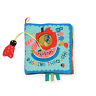 Manhattan Toy - Livre sensoriel Bugging Through-Livre ultra doux avec une variété de textures et de sons pour éveiller bébé