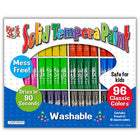 Pencil Grip - Bâton de peinture à la détrempe solide, couleurs classiques, paquet de classe de 96-Débouchez, tournez et peignez