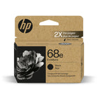 HP - Cartouche d'encre authentique HP 68e EvoMore - rendement élevé - Noir-Cette cartouche fonctionne avec : HP Envy 6152e, 6155e, 6552e, 6555e, 6558e
