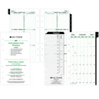Day–Timer – Recharge d’agenda hebdomadaire original 2027 format portable – 6 3/4 po x 3 3/4 po – anglais-L'espace de chaque jour comprend des zones pour votre liste de tâches, rendez-vous et journal
