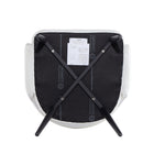 Manhattan Comfort - Lot de 2 fauteuils de salle à manger Tremont 58 cm, moderne, revêtement similicuir blanc-Garantie limitée du fabricant de 30 jours