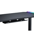 Cougar - DEIMUS 120 Bureau de jeu RGB - Noir-Plateau de câbles pour une gestion facile des câbles
