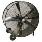 Matrix Industrial - Ventilateur de style tambour à entraînement par courroie fixe lourde de 26" et 1/4 CV-Fabrication entièrement en métal