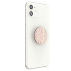 PopSockets - PopGrip Iridescent Confetti Rose-Repositionnable et adhère à la plupart des appareils et coques (peut ne pas adhérer aux coques en silicone ou étanches).