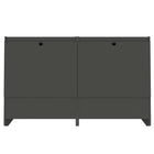 Manhattan Comfort - Coney commode moderne mi-siècle 27,55" gris - lot de 2-10