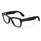 Meta - Lunettes Ray Ban Wayfarer Standard avec Meta AI - Verres clairs - Noir brillant-2 haut-parleurs ouverts sur mesure et un réseau de 5 micros avec connectivité Bluetooth