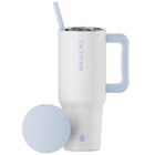 GROSCHE - Aspen Gobelet Isolé avec Poignée - 40 oz - Blanc Givré-Isolation sous vide à triple paroi