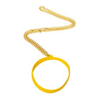 30 Second Dance Party - DPYPN032021 Collier à boutons -Cet accessoire élégant est doté d'une élégante chaîne en or conçue pour contenir le bouton 30 Second Dance Party (vendu séparément), afin que vous puissiez porter le pouvoir du plaisir spontané autour de votre cou