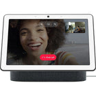 Google - Nest Hub Max, charbon-Vous pouvez passer des appels vidéo ou laisser des messages vidéo avec Duo (Pour passer des appels, votre correspondant et vous devez posséder un compte Google Duo). Cette application fonctionne en mode mains libres, alors dites simplement : « Ok Google, appelle grand-maman. » Google Photos affiche automatiquement vos dernières et meilleures photos, ainsi votre famille reste toujours près de vous