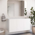 Modway - Bryn Fixation murale de 48" Vanité de salle de bain (lavabo non inclus) - Blanc-Construction murale