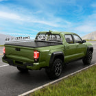 Outsunny - Couverture de caisse de camion Tri-Fold 5,8 pi-Cadre en aluminium résistant à la rouille pour un soutien stable
