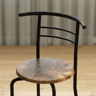 HOMCOM - ensemble de salle à manger 3 pièces 31,5 po avec étagère de rangement - brun rustique-Convient pour manger, travailler ou se détendre dans les salles à manger, salons ou petits espaces