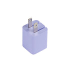 LOGiiX - Vibrance Power Mini 30W USB-C Chargeur Mural - Lavande-Présente une conception légère avec des broches pliables pour une portabilité facile
