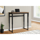 Monarch Specialties - 7675 Bureau 48 po L - Hauteur Adjustable Noyer/Metal Noir-6