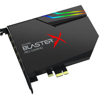Creative Labs - Carte son 70SB174000003 Sound BlasterX AE-5 Plus - Noir-Le DAC ESS SABRE Ultra délivre un flux audio DNR de 122 dB avec une lecture jusqu'à 32 bits / 384 kHz