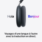 Apple - AirPods Max 2 (USB-C) - Minuit-Design Acoustique: Arceau avec maille filet respirant, coussinets en mousse mémoire et tissu exclusif et tiges télescopiques pour un ajustement exceptionnel