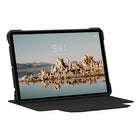 UAG - Étui Robuste Metropolis SE Folio Noir pour Samsung Galaxy Tab S9 Plus-Ultra-légère avec protection renforcée des angles, accès facile à l'écran tactile et aux ports