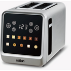 Salton - grille-pain tactile - 2 tranches acier inoxydable-Minuterie à compte à rebours : vous permet de savoir quand votre rôtie sera prête 