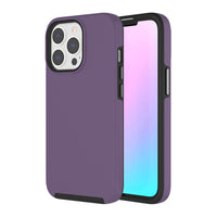 AXS - PROTech coque anti-choc avec bordures surelevees et une durabilite militaire pour Apple iPhone 13 Pro, Violet Royal-Resistant aux chocs