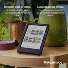 Kobo - Étui SleepCover Clara Colour/BW - Noir-Dimensions : 6,42 po L x 4,6 po L x 0,4 po H