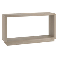 Hudson&Canal - Console rectangulaire Lonni 55 po - aulne blanc-Une version moderne d'un look rétro pour votre salon, votre bureau et plus encore