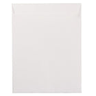 JAM Paper Enveloppes à ouverture au sommet et rabat droit gommé, 10 x 13 po, blanches, 100 par paquet-Blanc
