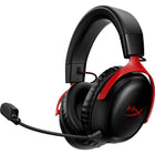 HP - Casque de jeu sans fil HyperX Cloud III - Noir/Rouge-Microphone amovible amélioré et cristallin