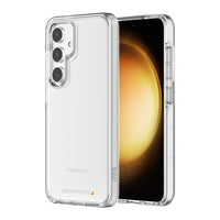 AXS - Crystal Shield Étui D3O pour Samsung Galaxy S24 - Transparent-Testé pour des chutes de 8 pieds, soutenu par la technologie D3O