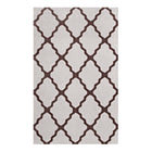 Modway - Marja Treillis marocain Tapis de 5 pi l x 8 pi L - Brun et Gris-Tapis à treillis marocain