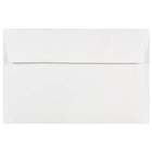JAM Paper Enveloppes format livret à rabat droit gommé, 5 3/4 x 8 3/4 po, blanches, 1000 par paquet-Blanc