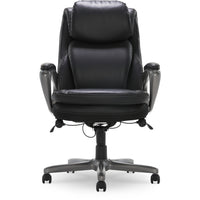Serta® - Fauteuil de direction SmartLayers™ Arlington Air™, noir-Des coussins profonds, la zone lombaire anatomique et les couches intelligentes brevetées offrent un confort exceptionnel