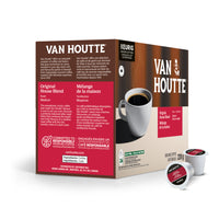 Café Van Houtte, Mélange maison original - Torréfaction légère - Dosettes de café K-Cup - Paquet de 24-Goût : Préparé selon la recette originale de notre fondateur, le mélange de la maison de Van Houtte est bien équilibré. Il offre un juste accord entre la vivacité du café de torréfaction légère et les notes généreusement boisées du café de torréfaction foncée.
