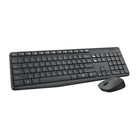 Logitech - Ensemble clavier et souris sans fil MK235, noir, anglais (920-007897)-Clavier familier