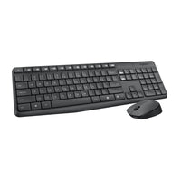 Logitech - Ensemble clavier et souris sans fil MK235, noir, anglais (920-007897)-Clavier familier