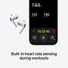 Apple - AirPods Pro 3-Avec iPhone, vous aurez accès à votre anneau Bouger, à votre nombre de pas et à la nouvelle fonctionnalité Workout Buddy6, propulsée par Apple Intelligence
