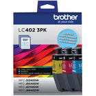 Brother - LC402 INKvestment Tank Ensemble de cartouches d'encre couleur à rendement standard-Rendement jusqu'à 550 pages par cartouche à rendement standard