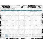 AT-A-GLANCE - Calendrier mural mensuel Madrid 2025-2026 - 11 7/8 po H x 14 7/8 po l - bilingue-12 mois : juillet 2025 - juin 2026