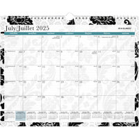 AT-A-GLANCE - Calendrier mural mensuel Madrid 2025-2026 - 11 7/8 po H x 14 7/8 po l - bilingue-12 mois : juillet 2025 - juin 2026