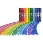 Kwik Stix - Peinture Tempera Solide - Tons Bijou - 2 Paquets de 10-PEINTURE LAVABLE : Ne vous inquiétez pas d'un gâchis, car cette peinture de tempera se lave facilement. Pas besoin de tasses, de brosses, de blouses ou de gobelets d'eau !