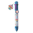 Pep Rally - Stylo à bille 8 couleurs - 0.7 mm - Secret Garden-Stylo bille 8-en-1 avec encre de 0,7 mm
