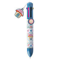 Pep Rally - Stylo à bille 8 couleurs - 0.7 mm - Secret Garden-Stylo bille 8-en-1 avec encre de 0,7 mm