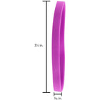 JAM Paper - Élastiques durables - taille 64 - violets - Paquet de 100-Taille : 64 (3 1/2 x 1/4 pouces) | Fabriqué à partir d'une combinaison de caoutchouc naturel de haute qualité et d'élastique